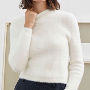 And Other Stories Fluffy Mock Neck Sweater